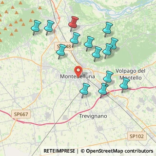 Mappa Corso Mazzini, 31044 Montebelluna TV, Italia (4.03143)