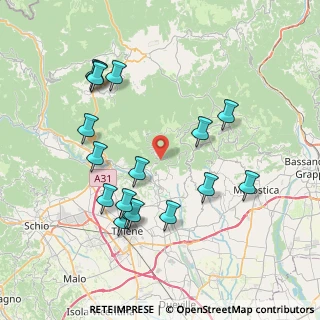 Mappa Via Grumale, 36030 Calvene VI, Italia (8.09)