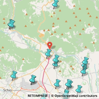 Mappa Via Torino, 36030 Caltrano VI, Italia (7.0765)