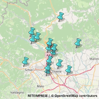 Mappa Via Torino, 36030 Caltrano VI, Italia (6.502)