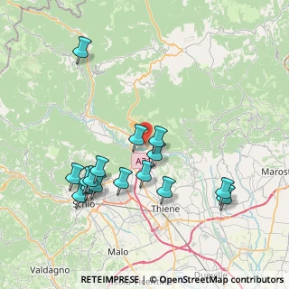 Mappa Via Torino, 36030 Caltrano VI, Italia (8.00375)
