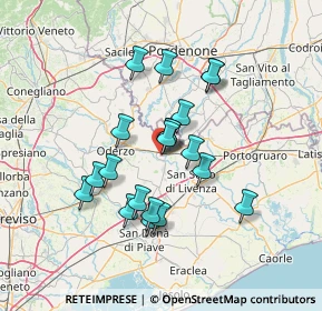 Mappa Via Alessandro Manzoni, 31045 Motta di Livenza TV, Italia (11.5785)