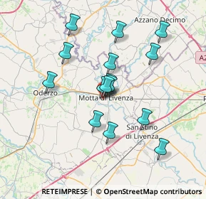 Mappa Via Alessandro Manzoni, 31045 Motta di Livenza TV, Italia (6.20867)