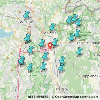 Mappa Via Papa Innocenzo XI, 21040 Vedano Olona VA, Italia (4.251)