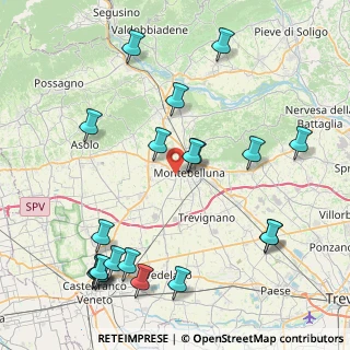 Mappa Via Monti Berici, 31044 Montebelluna TV, Italia (9.981)