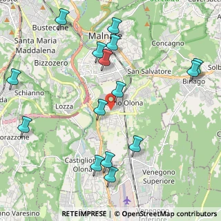 Mappa Via Roma, 21040 Vedano Olona VA, Italia (2.48)