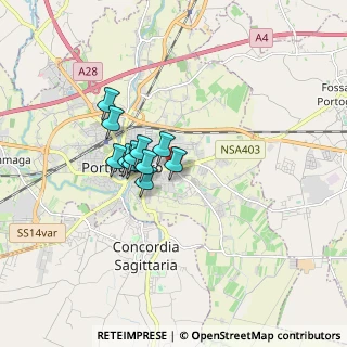 Mappa Via Massimo D'Azeglio, 30026 Portogruaro VE, Italia (1.13455)