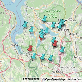 Mappa Via Guglielmo Marconi, 21020 Varano Borghi VA, Italia (7.097)
