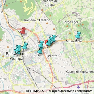 Mappa Via A. Pasinato, 36060 Romano D'ezzelino VI, Italia (1.70455)