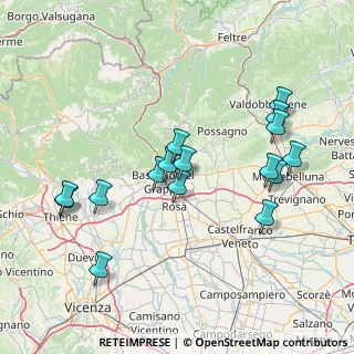 Mappa Via S. Domenico Savio, 36060 Romano D'ezzelino VI, Italia (15.32063)
