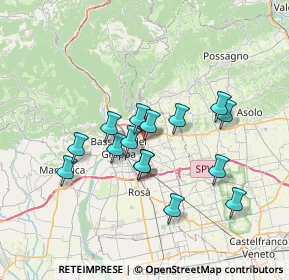 Mappa Via S. Domenico Savio, 36060 Romano D'ezzelino VI, Italia (5.99)