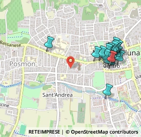 Mappa Via San Francesco, 31044 Montebelluna TV, Italia (0.5305)