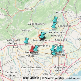 Mappa Via San Pio X, 31044 Montebelluna TV, Italia (11.10214)