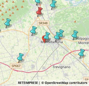 Mappa Via Monte Pallone, 31044 Montebelluna TV, Italia (6.587)