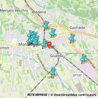 Mappa Via San Martino, 31044 Montebelluna TV, Italia (0.84143)