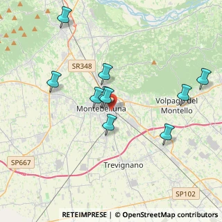 Mappa Via Risorgimento, 31044 Montebelluna TV, Italia (4.13091)