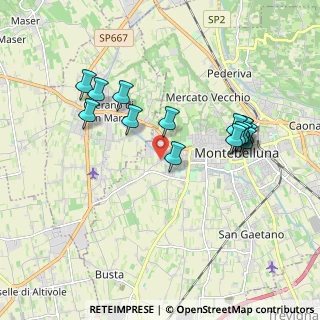 Mappa Via Callarga, 31044 Montebelluna TV, Italia (1.812)