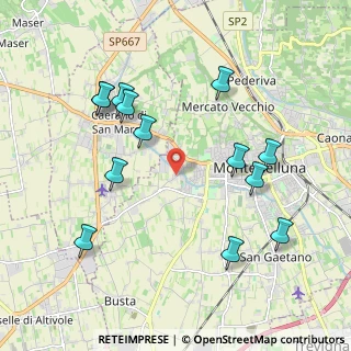 Mappa Via Callarga, 31044 Montebelluna TV, Italia (2.11769)