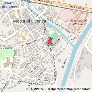 Mappa Via Risorgimento, 1, 31045 Motta di Livenza, Treviso (Veneto)
