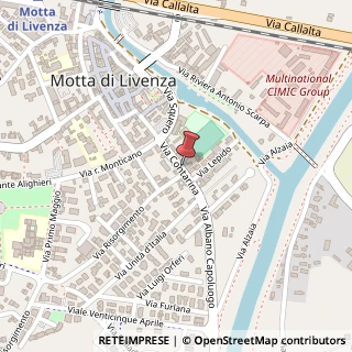 Mappa Via Contarina, 105, 31045 Motta di Livenza, Treviso (Veneto)