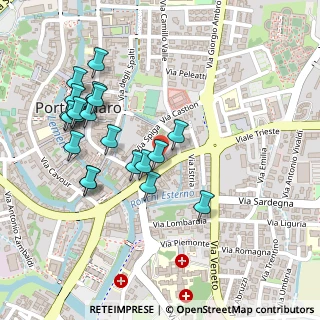 Mappa Via Manin, 30026 Portogruaro VE, Italia (0.244)
