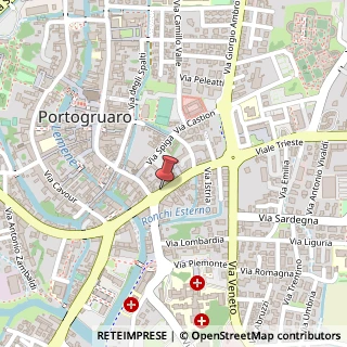 Mappa Via Daniele Manin,  14, 30026 Portogruaro, Venezia (Veneto)