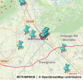 Mappa Via Antonio Pacinotti, 31044 Montebelluna TV, Italia (3.55273)