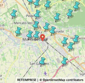 Mappa Via Antonio Pacinotti, 31044 Montebelluna TV, Italia (2.404)