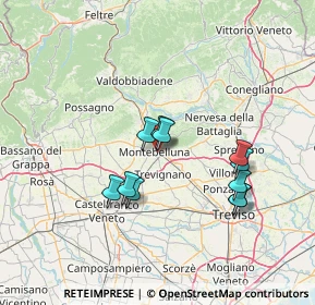 Mappa Via Antonio Pacinotti, 31044 Montebelluna TV, Italia (11.99818)