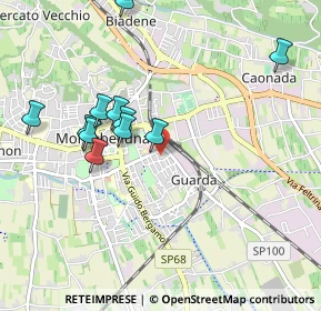 Mappa Via Antonio Pacinotti, 31044 Montebelluna TV, Italia (0.94455)