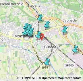 Mappa Via Antonio Pacinotti, 31044 Montebelluna TV, Italia (0.805)