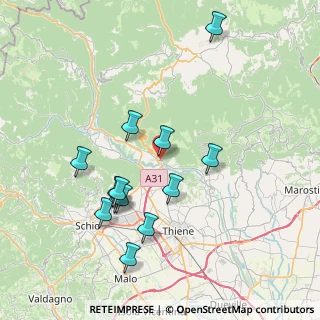 Mappa 36030 Caltrano VI, Italia (7.56692)