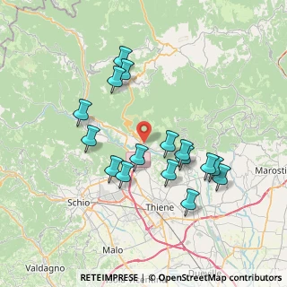 Mappa 36030 Caltrano VI, Italia (6.98563)