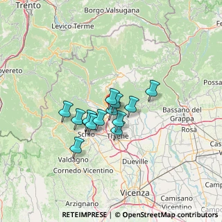 Mappa 36030 Caltrano VI, Italia (8.875)