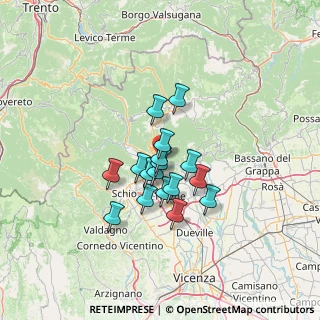 Mappa 36030 Caltrano VI, Italia (9.30941)