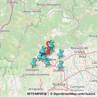 Mappa 36030 Caltrano VI, Italia (9.71636)