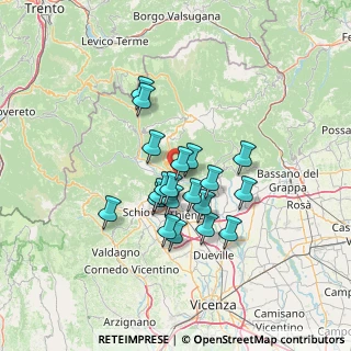 Mappa 36030 Caltrano VI, Italia (10.3775)