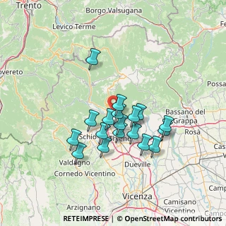 Mappa 36030 Caltrano VI, Italia (11.46944)