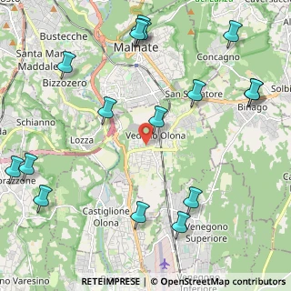 Mappa Via S. Pancrazio, 21040 Vedano Olona VA, Italia (2.80938)