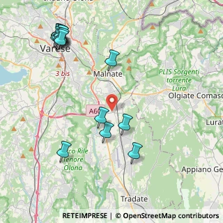 Mappa Via S. Pancrazio, 21040 Vedano Olona VA, Italia (5.14267)
