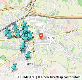 Mappa Via Arrigo Boito, 30026 Portogruaro VE, Italia (1.0785)