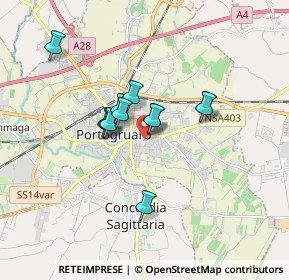 Mappa Via Arrigo Boito, 30026 Portogruaro VE, Italia (1.22333)