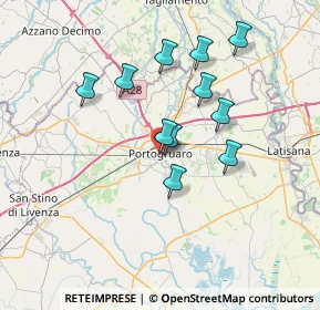 Mappa Calle Bovoloni, 30026 Portogruaro VE, Italia (6.08182)