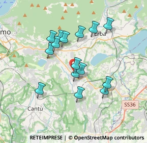 Mappa Via Montello, 22030 Orsenigo CO, Italia (3.074)