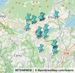 Mappa Via Montello, 22030 Orsenigo CO, Italia (2.76412)