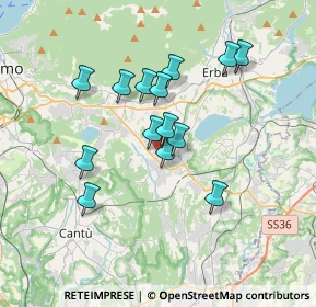 Mappa Via Montello, 22030 Orsenigo CO, Italia (2.94214)