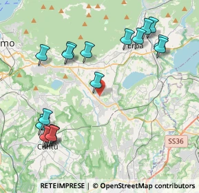 Mappa Via Montello, 22030 Orsenigo CO, Italia (4.76611)