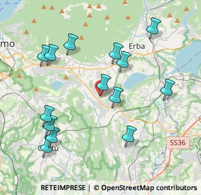 Mappa Via Montello, 22030 Orsenigo CO, Italia (4.08571)
