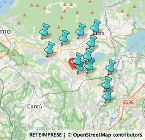 Mappa Via Montello, 22030 Orsenigo CO, Italia (2.89846)