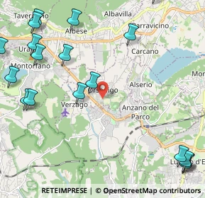 Mappa Via Montello, 22030 Orsenigo CO, Italia (3.2115)